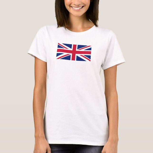 T-shirt Drapeau britannique - Royaume-Uni-Angleterre-Union (Devant)