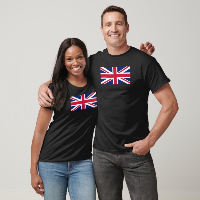 T-shirt Drapeau britannique - Royaume-Uni-Angleterre-Union (Unisexe)