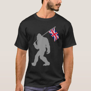T-shirt Drapeau britannique sur drapeau britannique