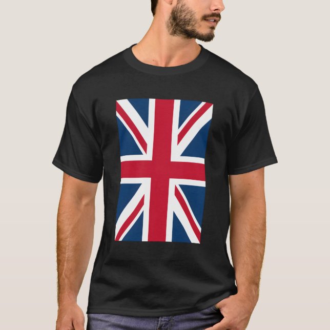 T-shirt Drapeau britannique Union Jack (Devant)