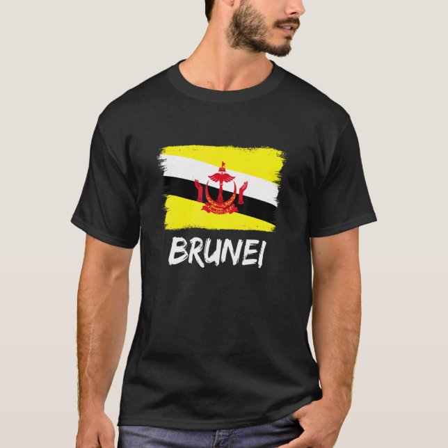 T-shirt Drapeau brunéien Brunei (Devant)