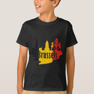 T-shirt Drapeau Bruxelles