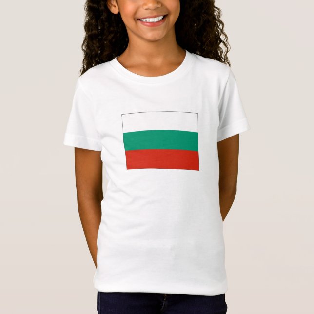 T-Shirt Drapeau Bulgare Patriotique (Devant)