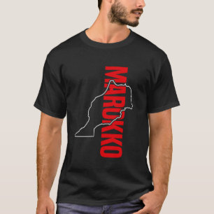 T-shirt Drapeau Cadeau Maroc Marocain Berbère Nafri