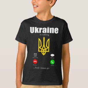 T-shirt Drapeau Cadeau Ukraine Ukraini Kiev Ukrainien Ukra