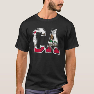 T-shirt Drapeau Californie Vintage Ca Pour Hommes Femmes C