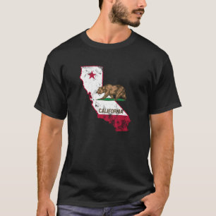 T-shirt Drapeau californien Patriotique