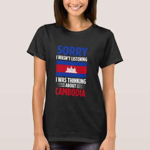 T-shirt Drapeau cambodgien