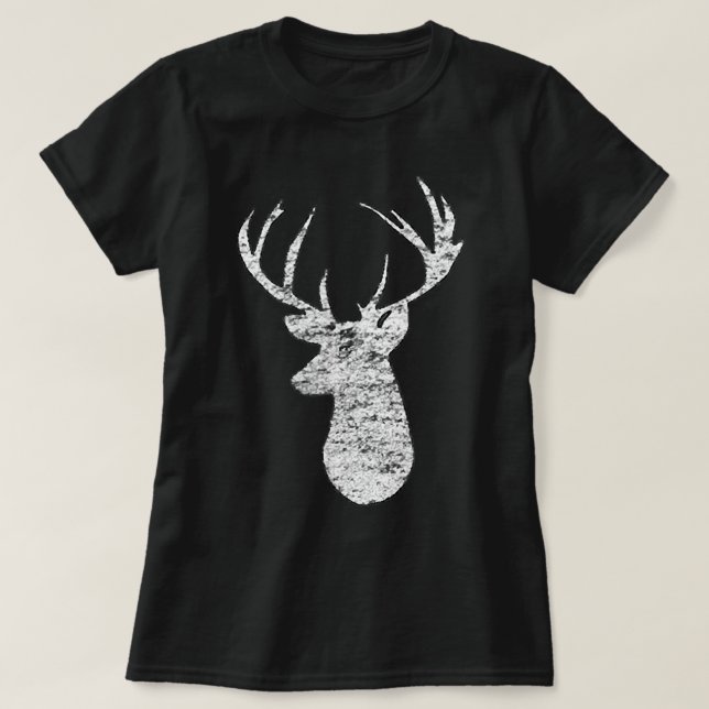 T-shirt Drapeau Camo Chasse aux Cerfs 2 Côtés  (Design devant)