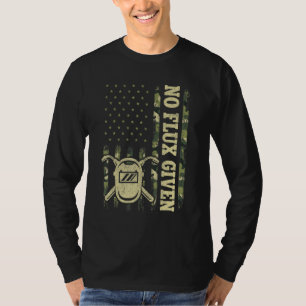 T-shirt Drapeau Camo Soudage Pour Hommes Papa Soudeur Pas