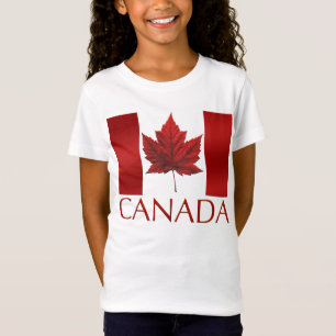 T-shirt Drapeau Canada Chemise Souvenir pour enfan