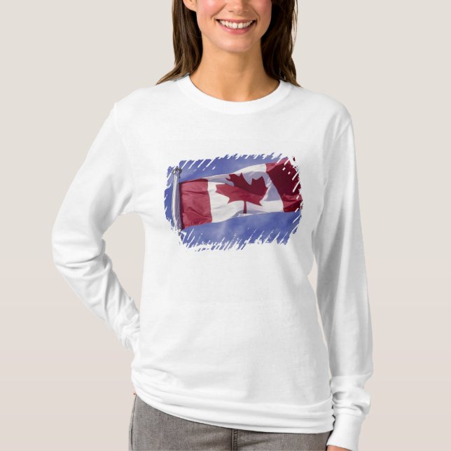 T-shirt Drapeau canadien (Devant)