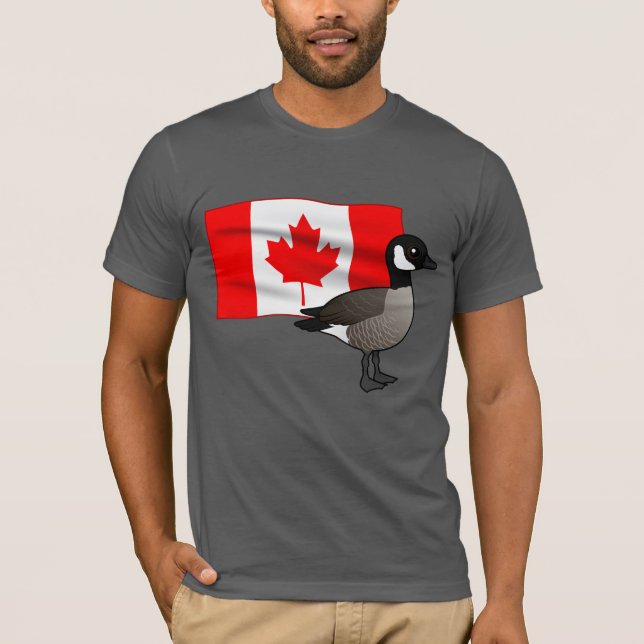 T-shirt Drapeau canadien (Devant)