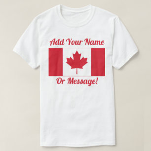 T-shirt Drapeau canadien