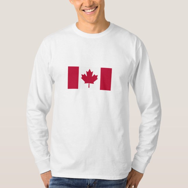 T-shirt Drapeau canadien (Devant)