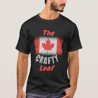 T-shirt Drapeau Canadien 1Er Juillet Artisanat Feuille D'É
