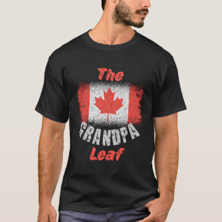 T-shirt Drapeau Canadien 1Er Juillet Grand-Père Maple Leaf