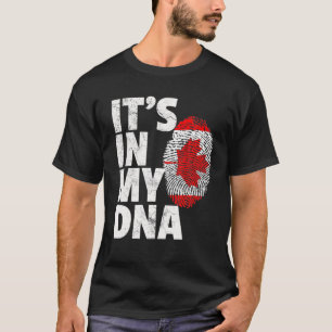 T-shirt Drapeau canadien C'est DANS MON ADN Cadeau de Noë