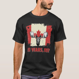 T-shirt Drapeau canadien de l'orignal de la fête du Canada