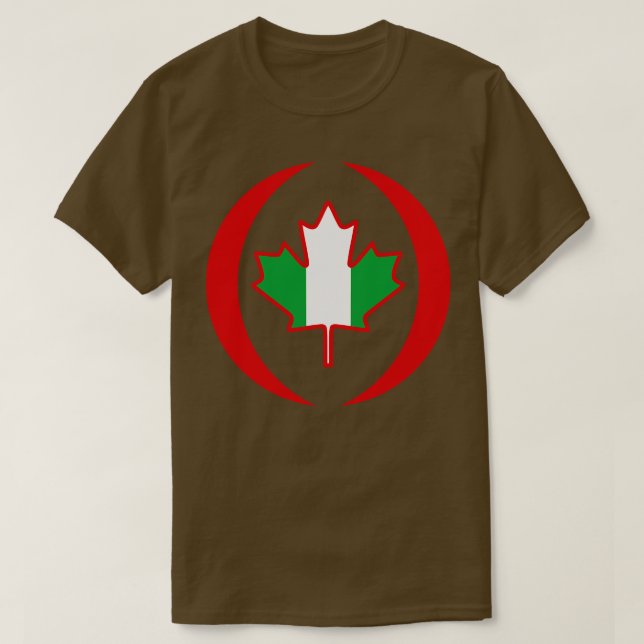 T-shirt Drapeau canadien des Patriotes Multinationaux (Design devant)
