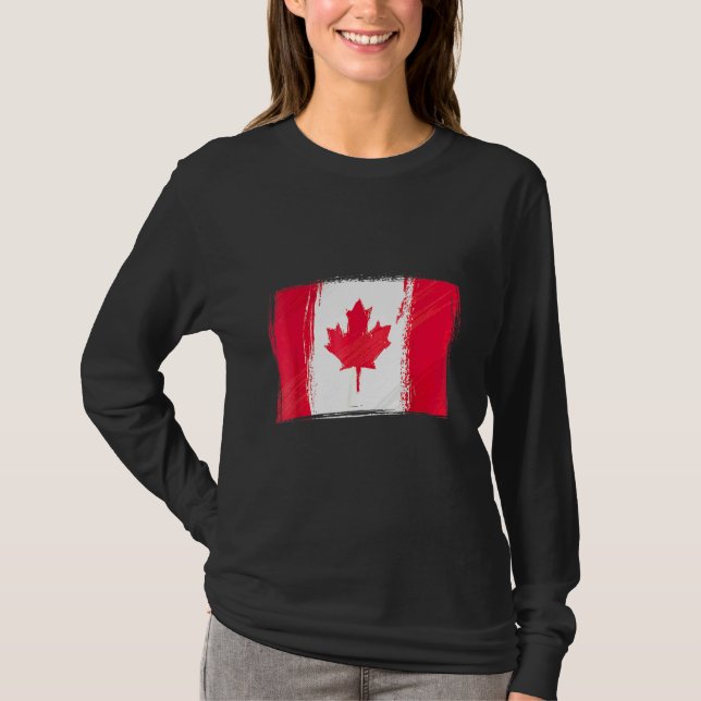 T-shirt Drapeau canadien Drapeau Canada   Canada   (Devant)