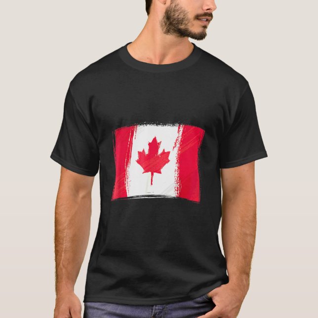 T-shirt Drapeau canadien Drapeau Canada   Canada   (Devant)