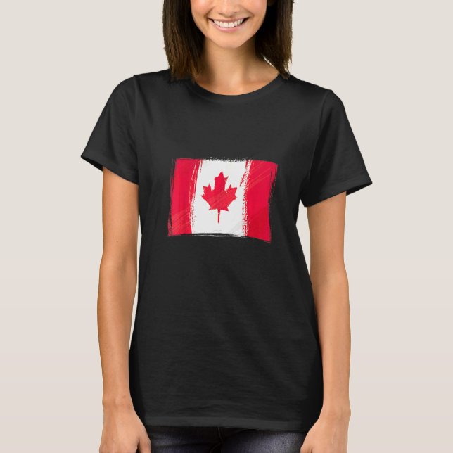 T-shirt Drapeau canadien Drapeau Canada  Canada (Devant)