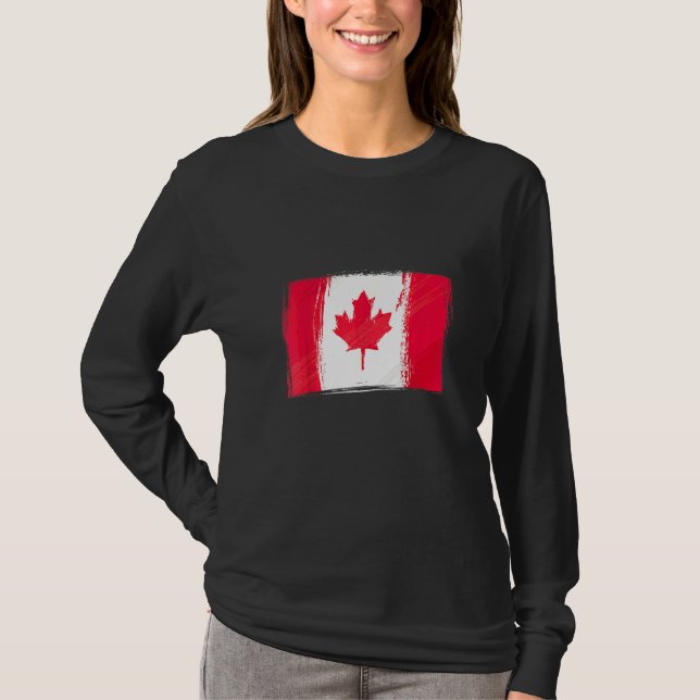 T-shirt Drapeau canadien Drapeau Canada  Canada (Devant)