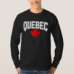 T-shirt Drapeau canadien feuille d'érable Québec Fierté Ra