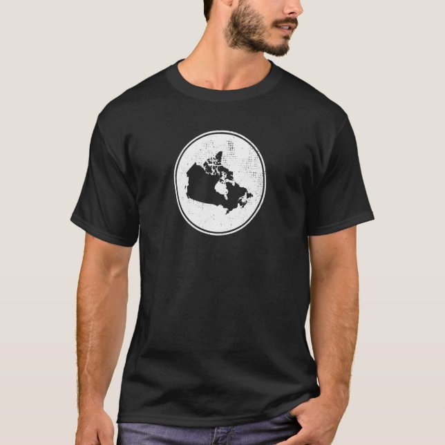 T-shirt Drapeau canadien fier (Devant)