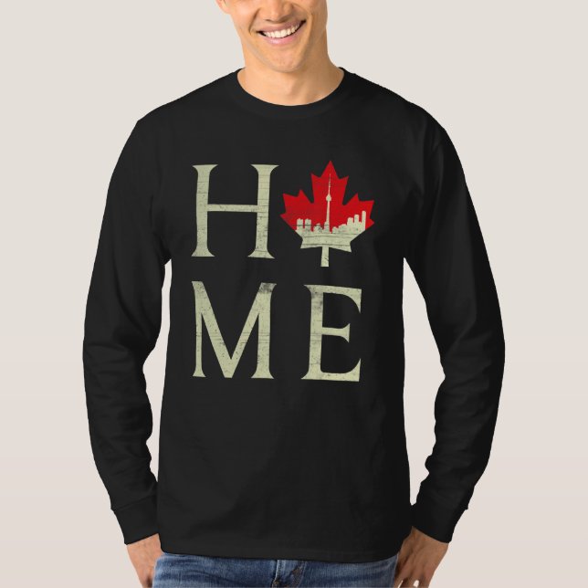 T-shirt Drapeau canadien fier érable de la fête du Canada  (Devant)