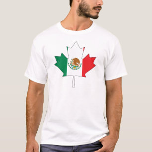 T-shirt Drapeau canadien mexicain