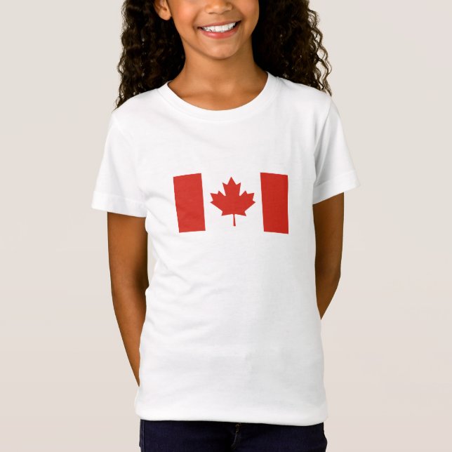 T-Shirt Drapeau canadien patriotique (Devant)