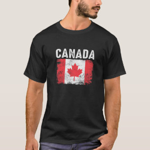 T-shirt Drapeau canadien vintage