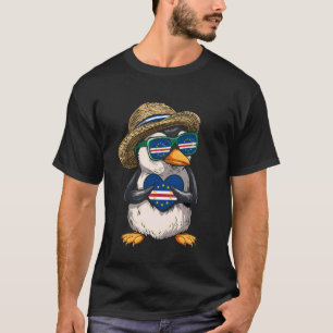 T-shirt Drapeau Cap-Vert Racines Cap-Verdiennes Cabo Verde