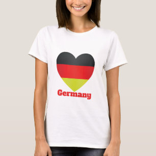 T-shirt Drapeau cardiaque en Allemagne