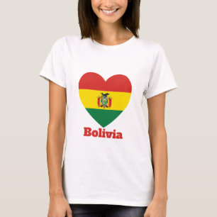 T-shirt Drapeau cardiaque en Bolivie