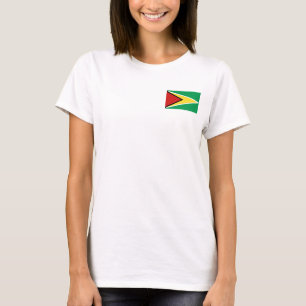 T-Shirt Drapeau + Carte de la Guyane