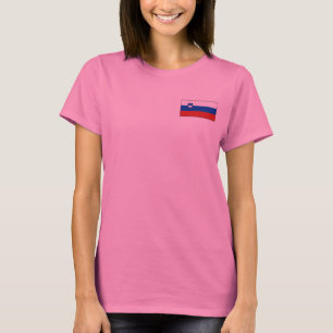 T-Shirt Drapeau + Carte de Slovénie