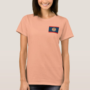 T-Shirt Drapeau + Carte du Belize