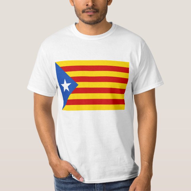 T-shirt Drapeau catalan de l'indépendance de "L'Estelada (Devant)