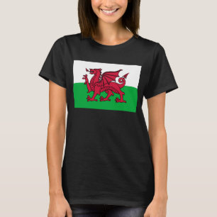 T-shirt Drapeau celtique du Dragon rouge du Pays de Galles