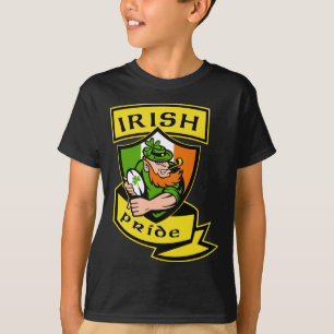 T-shirt Drapeau celtique Irlande de lutin de joueur