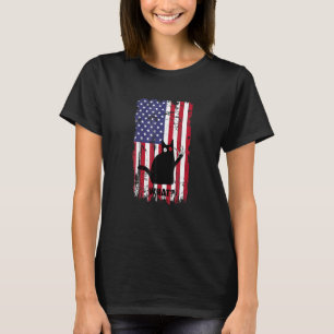 T-shirt Drapeau Chat Noir Quel Chat Meurtrier Avec Glov De