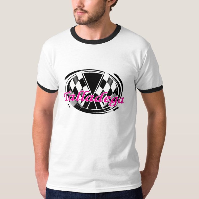 T-shirt drapeau checkered (Devant)