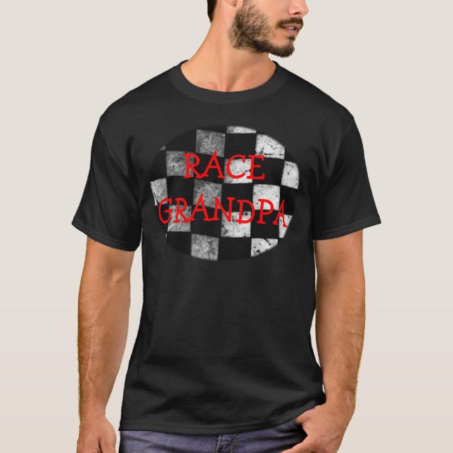 T-shirt Drapeau Checkered personnalisable (Devant)