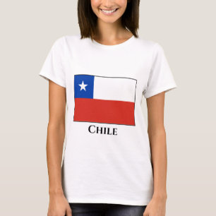 T-shirt Drapeau chilien