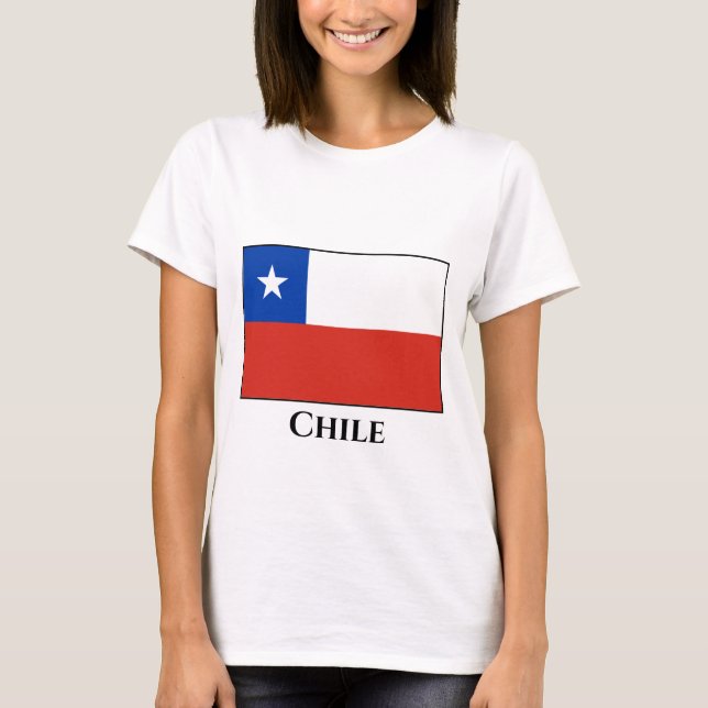 T-shirt Drapeau chilien (Devant)