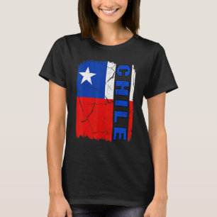 T-shirt Drapeau chilien vintage Patrimoine des racines de 