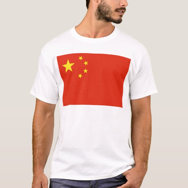 T-shirt Drapeau chinois (Devant)